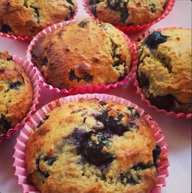 Blueberry Hazelnut Muffins