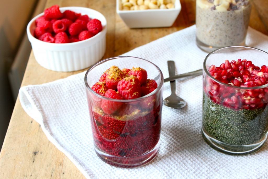 Mixed Berry Chia Puds